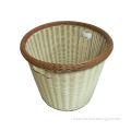 Handweaved Hotel Beige Pp Rattan Laundry Basket  For Towel And Dirty Clothes